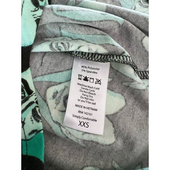 LuLaRoe Randy Women's Frankenstein 1/4 Sleeve Top - Picture 4 of 6
